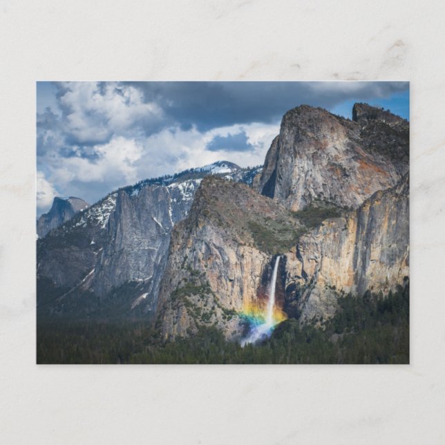 Carte Postale Les cascades | Bride Veil Falls Yosemite Californi (Devant)