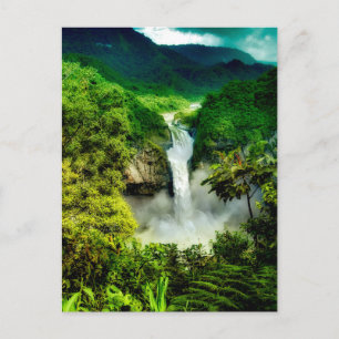 Carte Postale Les cascades   San Rafael Falls, Equateur