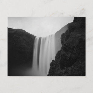 Carte Postale Les cascades   Skogafoss Cascade, Islande