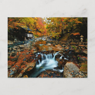 Carte Postale Les cascades Takaragawa Onsen Osenkaku, Japon