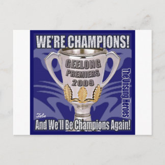 Carte Postale Les Cats - Champions 2009