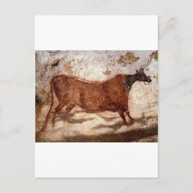 Carte Postale Les célèbres peintures rupestres préhistoriques (Devant)