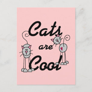 Carte Postale Les chats sont des t-shirts et des cadeaux Cool