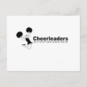 Carte Postale les cheerleaders le font avec leurs jambes dans l'
