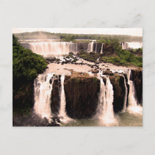 Carte Postale Les chutes d'Argentine
