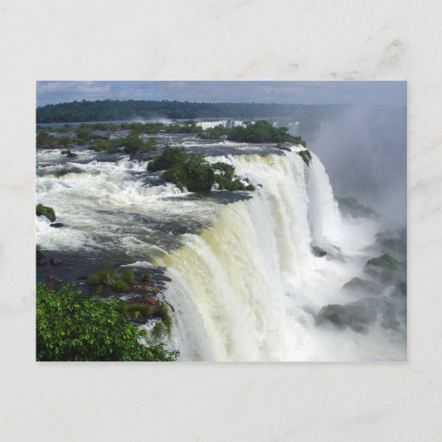 Carte Postale Les chutes d'Iguazu (Devant)