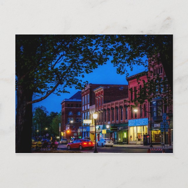 Carte Postale Les chutes Hudson (Devant)