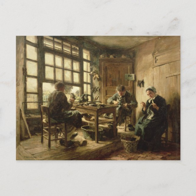 Carte Postale Les Cobblers, 1880 (Devant)