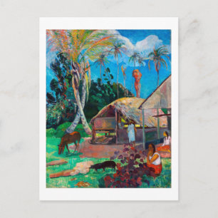 Carte Postale Les Cochons Noirs, Gauguin