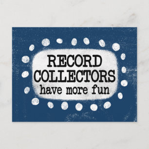 Carte Postale Les Collecteurs D'Enregistrements Ont Plus De Cart