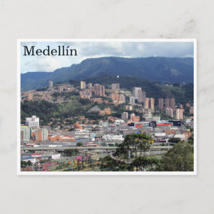 Carte Postale les collines de medellín