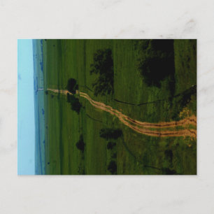 Carte Postale les collines Flint du Kansas