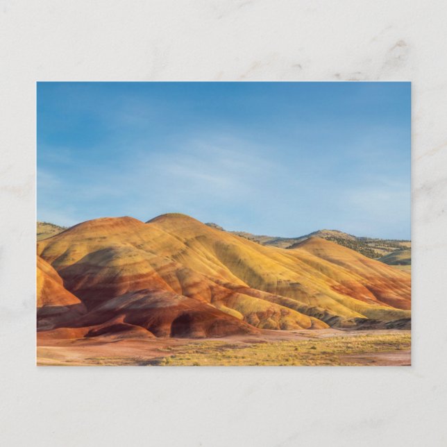 Carte Postale Les Collines Peintes Dans Les Lits Fossiles Du Jou (Devant)