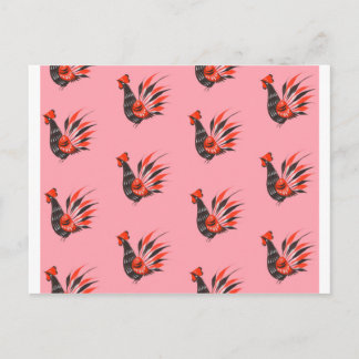 Carte Postale Les coqs