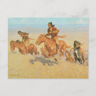 Carte Postale Les Coureurs de Buffalo, Big Horn Basin de Remingt