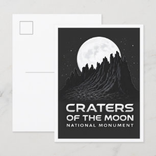 Carte Postale Les cratères de la lune Monument national Idaho Vo