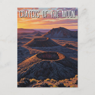 Carte Postale Les cratères de l'Idaho du Monument National de la