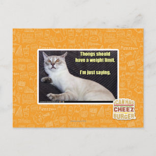 Carte Postale Les dents devraient avoir une limite de poids.