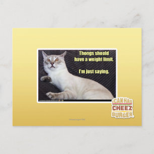 Carte Postale Les dents devraient avoir une limite de poids.