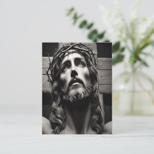 Carte Postale Les derniers moments de Jésus le sauveur crucifié