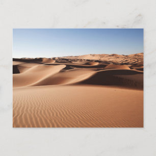 Carte Postale Les déserts Dunes de sable des Émirats arabes un