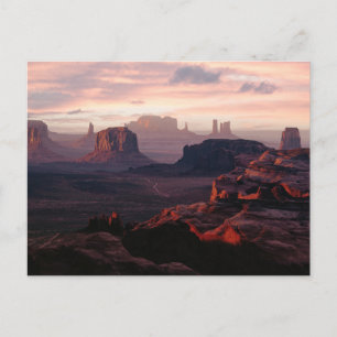 Carte Postale Les déserts Monument Valley Utah-Ariziona