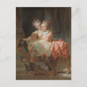 Carte Postale Les Deux Soeurs - Jean-Honoré Fragonard