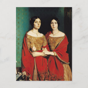 Carte Postale Les Deux Soeurs, ou Mesdemoiselles Chasseriau