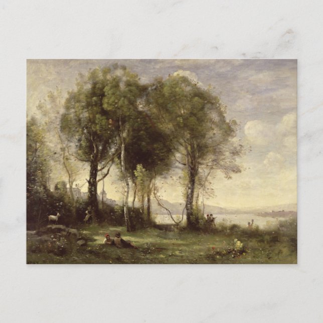 Carte Postale Les Dieux de Castel Gandolfo, 1866 (Devant)