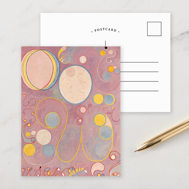 Carte Postale Les Dix Plus Grands N° 8 | Hilma af Klint (Créateur téléchargé)