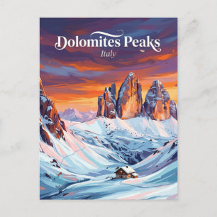 Carte Postale Les Dolomites Italie