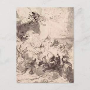Carte Postale Les dommages de Sennaherib par Peter Paul Rubens