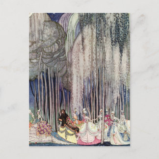 Carte Postale Les douze princesses dansantes de Kay Nielsen