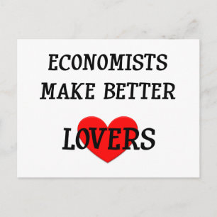 Carte Postale Les économistes deviennent de meilleurs amoureux