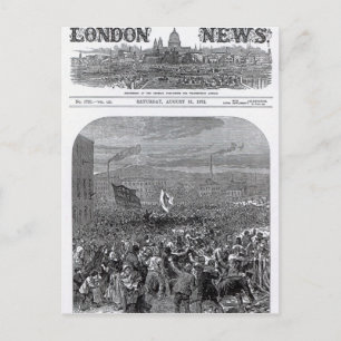 Carte Postale Les émeutes à Belfast