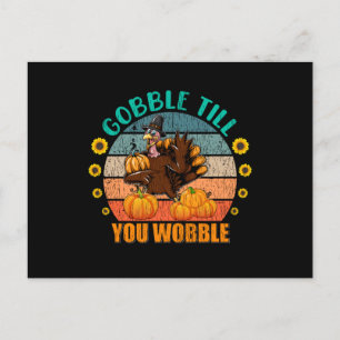 Carte Postale Les enfants de la famille Gobble qui correspondent
