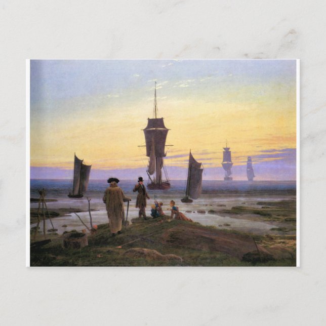 Carte Postale Les étapes de la vie par Caspar David Friedrich (Devant)