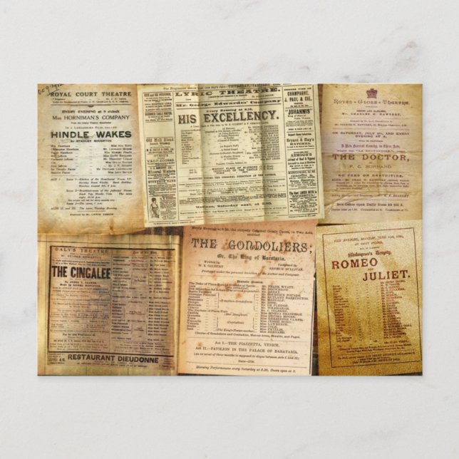 Carte Postale Les factures de jeu (Devant)