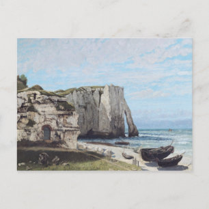Carte Postale Les falaises d'Etretat après la tempête, 1870
