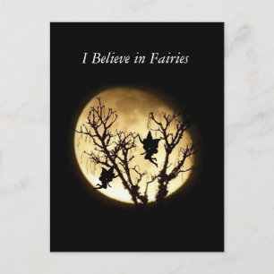 Carte Postale Les fées au clair de lune