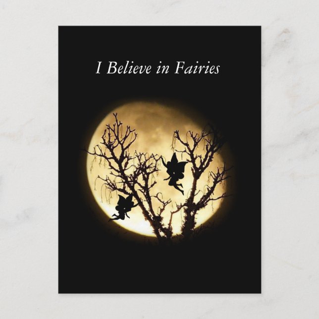 Carte Postale Les fées au clair de lune (Devant)