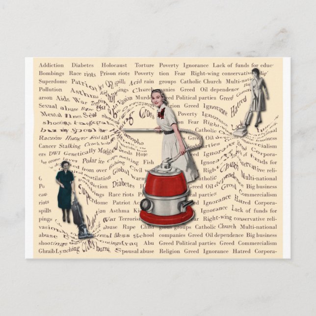 Carte Postale Les femmes gouvernent le monde (Devant)