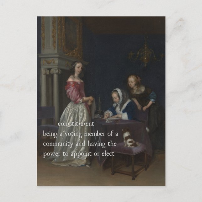 Carte Postale Les Femmes Nasty votent (Devant)