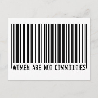 Carte Postale Les femmes ne sont pas des marchandises