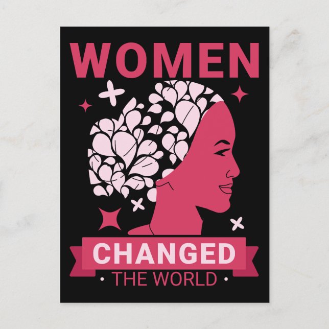 Carte Postale Les Femmes Ont Changé Le Monde Féministe (Devant)