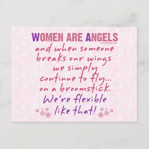 Carte Postale Les femmes sont des anges