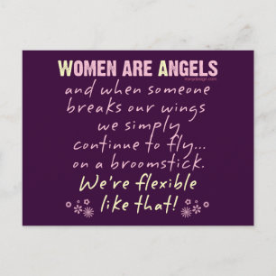 Carte Postale Les femmes sont des anges