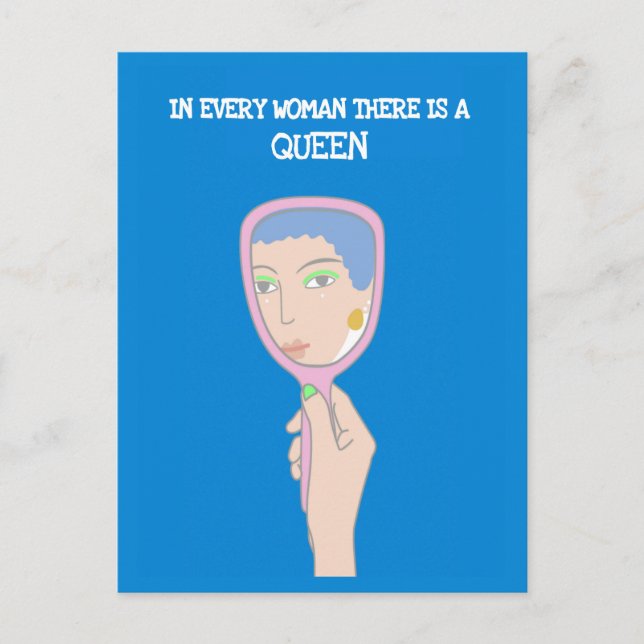 Carte Postale Les femmes sont une créature merveilleuse (Devant)