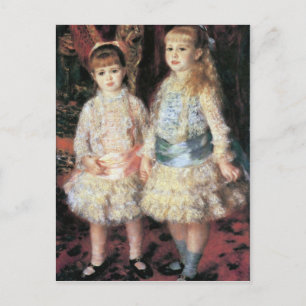 Carte Postale Les filles Cahen d'Anvers par Pierre Renoir