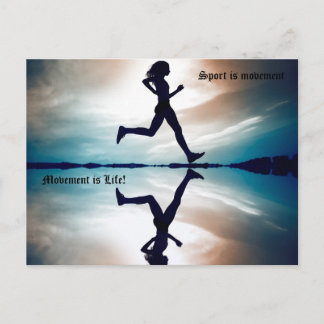 Carte Postale Les filles courent